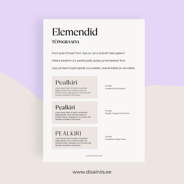 Brändi visuaalne identiteet - juhend