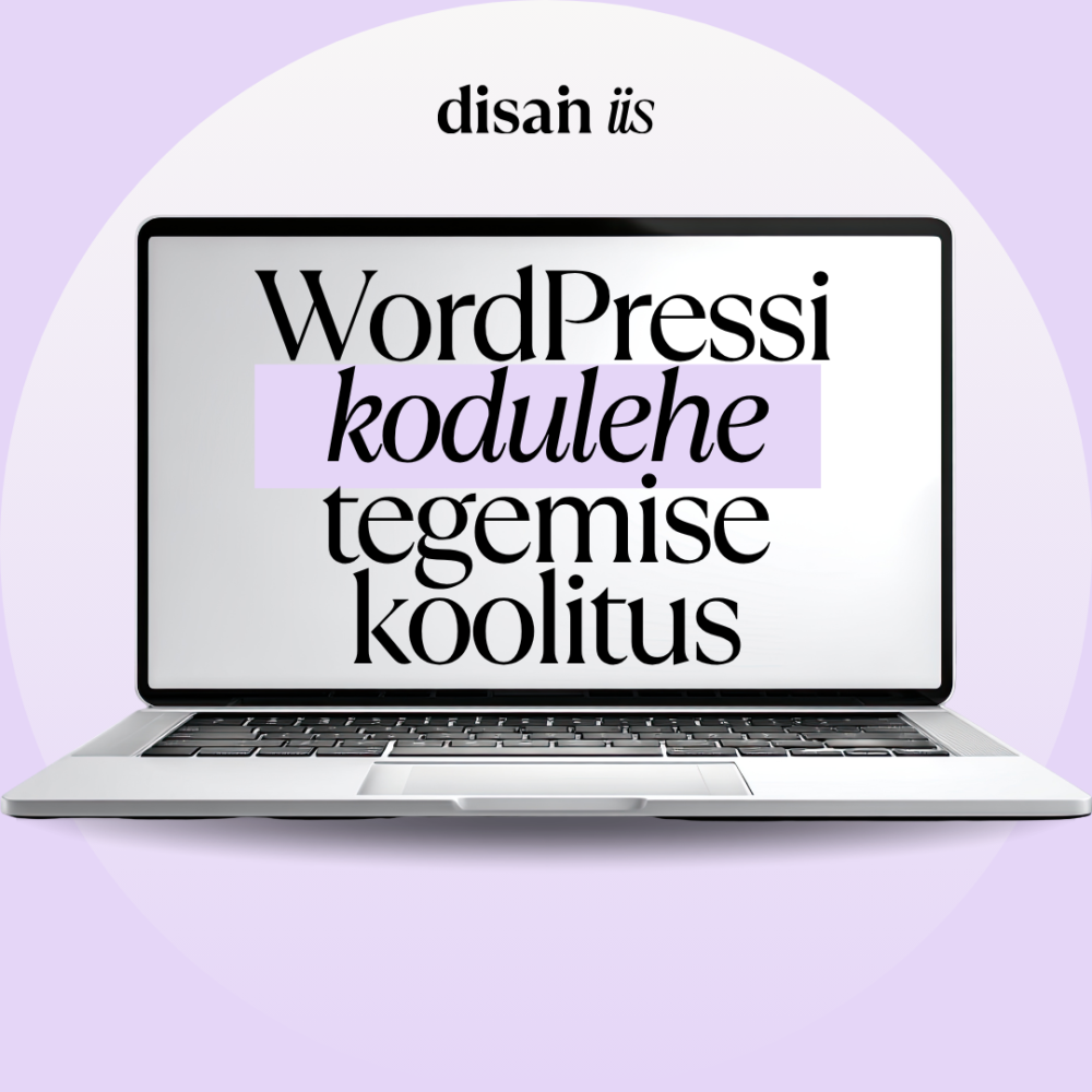 WordPressi kodulehe tegemise koolitus